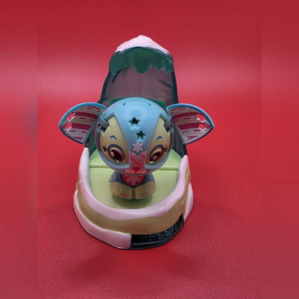 Interactive Elephant Toy - Blue and Green Zoobles